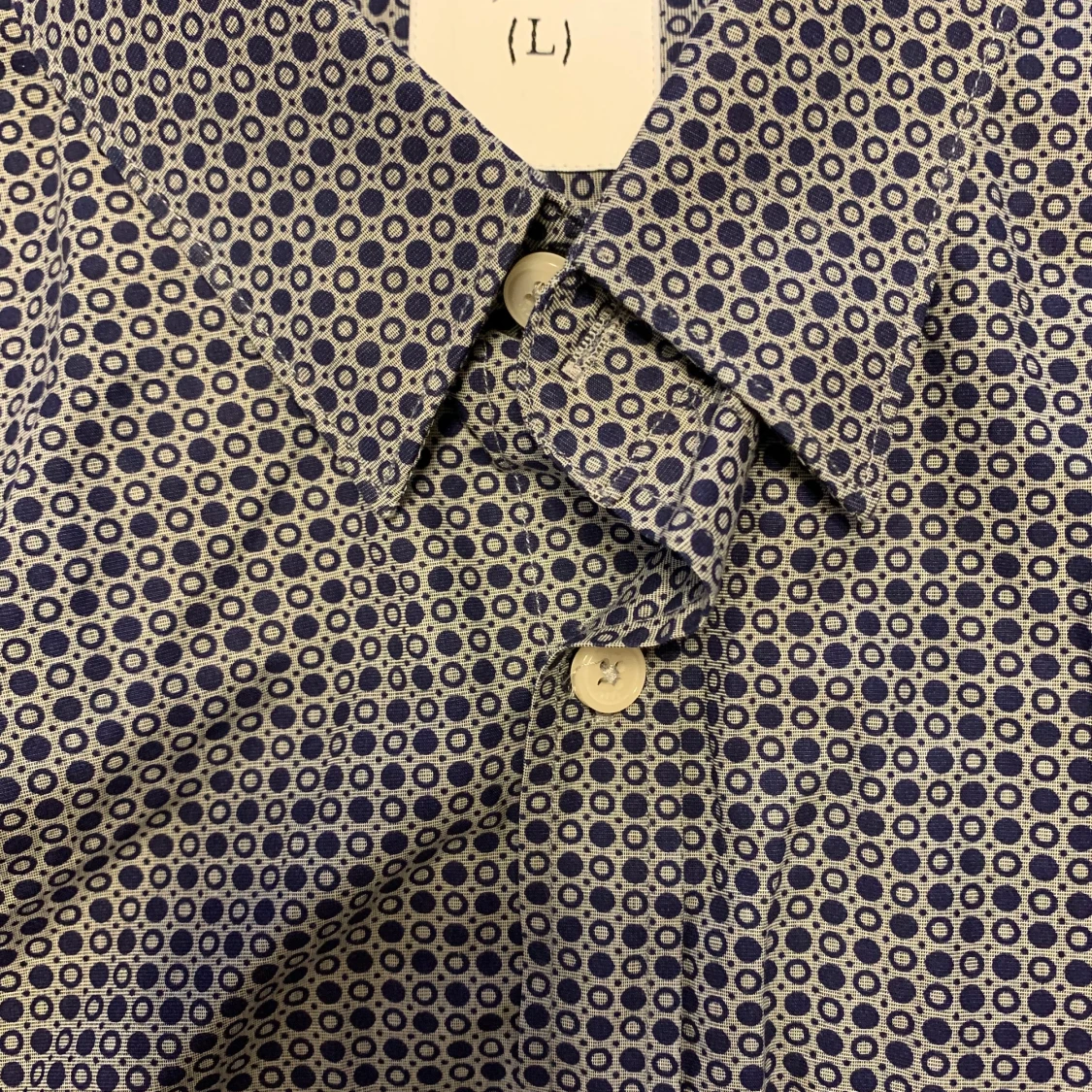 Småmönstrad skjorta från Ljung stl L - 91