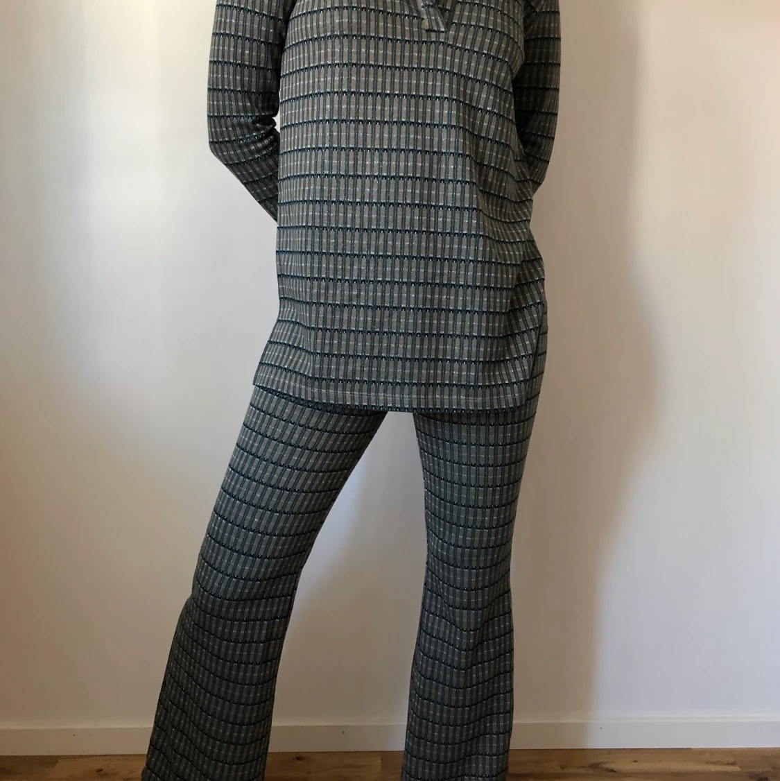 Blåglittrigt set h&m trend - 91