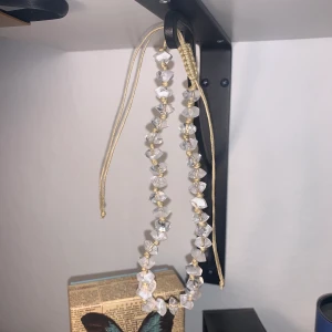 Halsband från weekday - Ett helt oanvänt halsband från weekday. Man kan både göra det kort och långt🥰 frakten betalar säljaren, 22 kr❤️ bara fråga om du vill ha fler bilder!