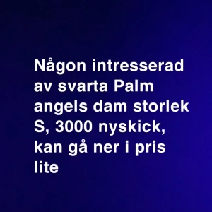 Palm angels svarta - Vill bara kolla om någon är intresserad❤️
