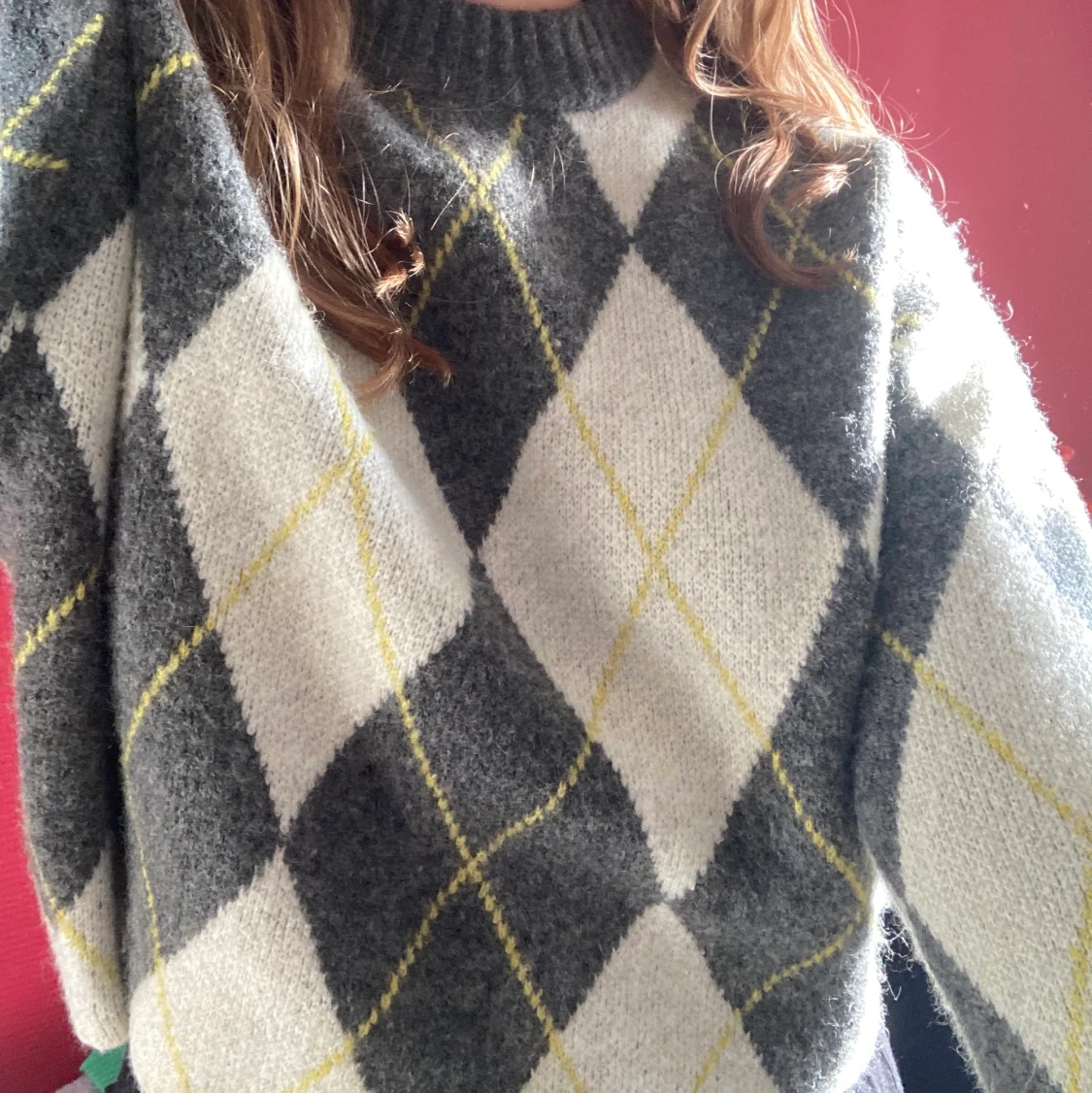 Stickad tröja från H&M x pringle of scotland.