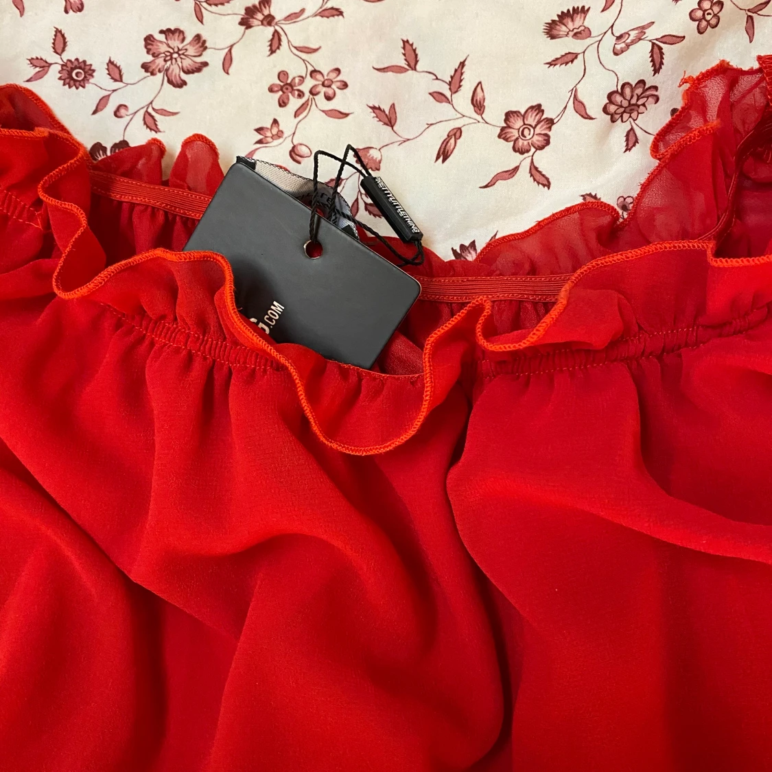 Röd klänning  - 90