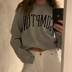 Grå sweatshirt  - BUDGIVNING AVSLUTAD OCH TRÖJAN ÄR DÄRMED SÅLD