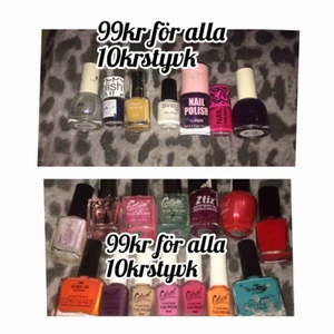  - Nagellack fynd!  Några är använda men lite och några är testade 