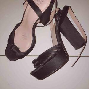 Black Block heels.Used one time only.very comfortable.
