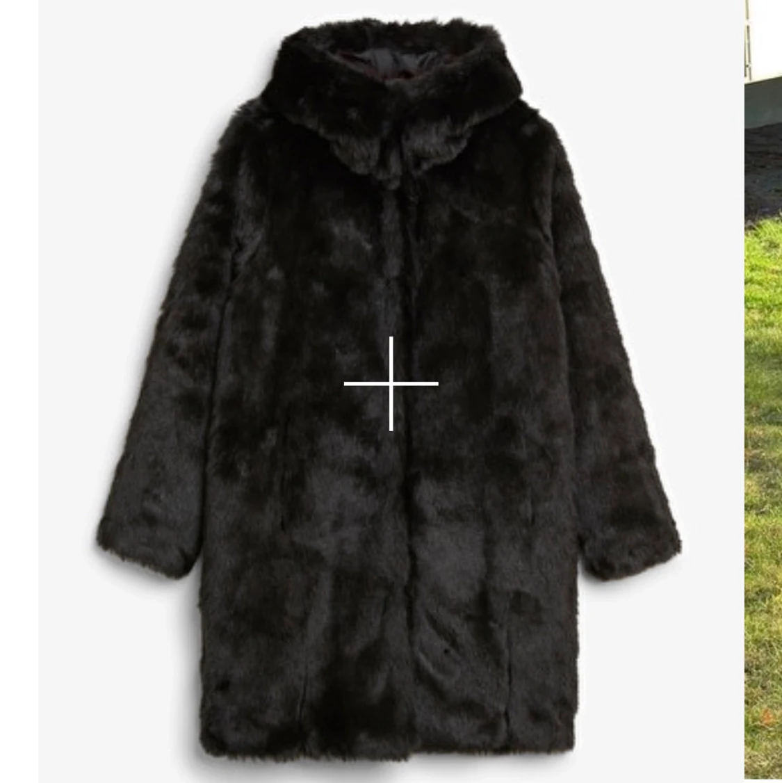 Faux fur jacka/kappa