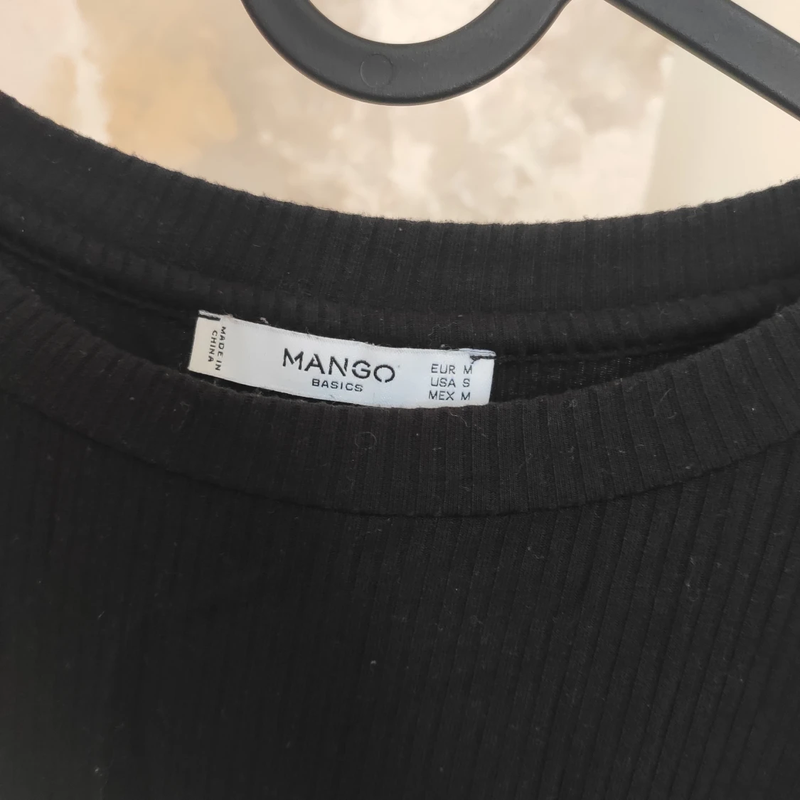 Mango Shirt Black Ruffles M - 91