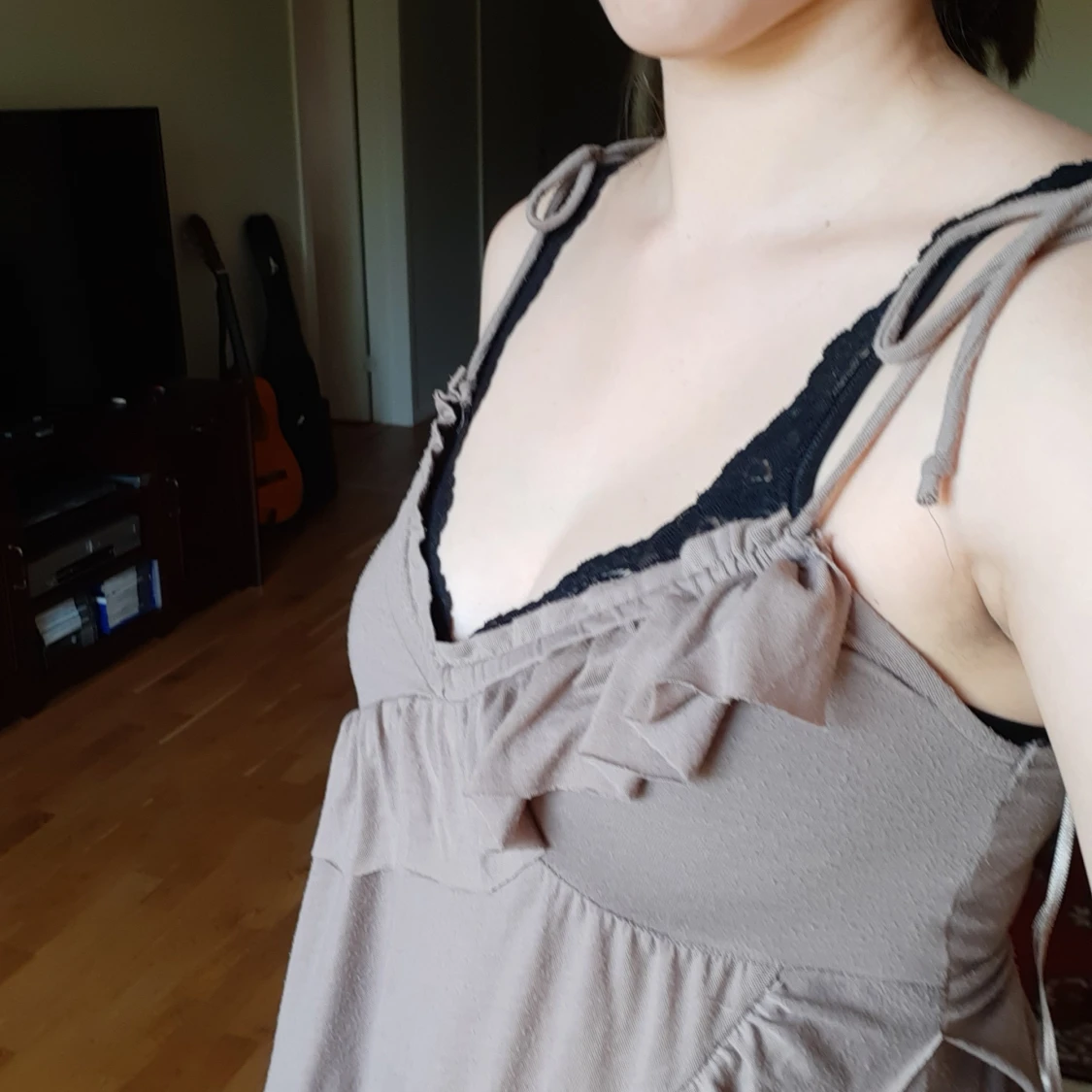 Ljus brun/beige klänning - 90