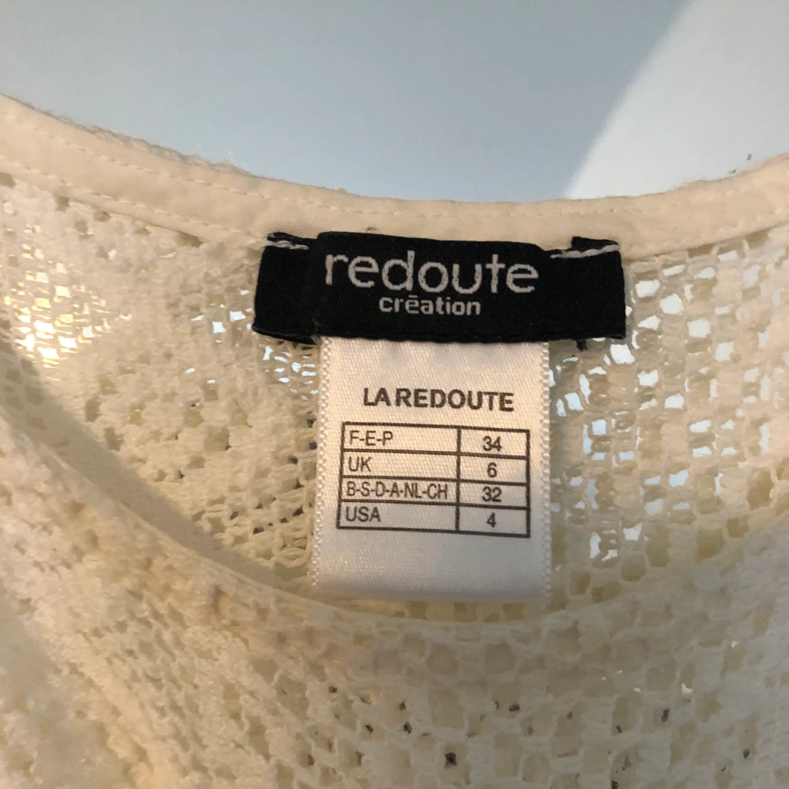 Vit klänning- Fint skick - 90