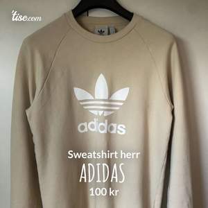 Beige sweatshirt från Adidas i stl s, aldrig använd