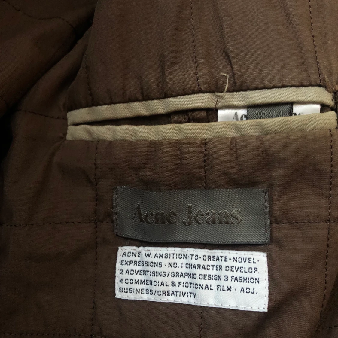 Acne kappa, storlek 38 - 90