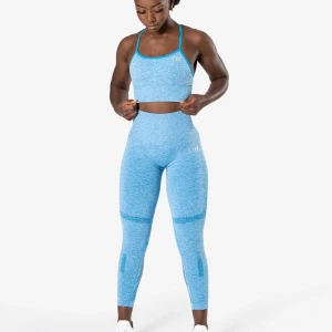 ICIW - Har detta set från ICIW. Queen mesh, blue Melange💙 Nypris är 1028 tillsammans, endast testat tightsen och bh-n är använd en gång. 500 kr eller bud, köparen står för frakt!