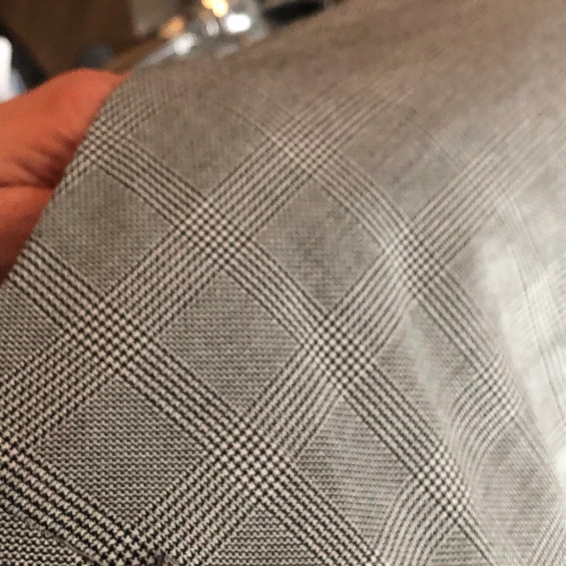 Kostymbyxor grå/rutiga - 91