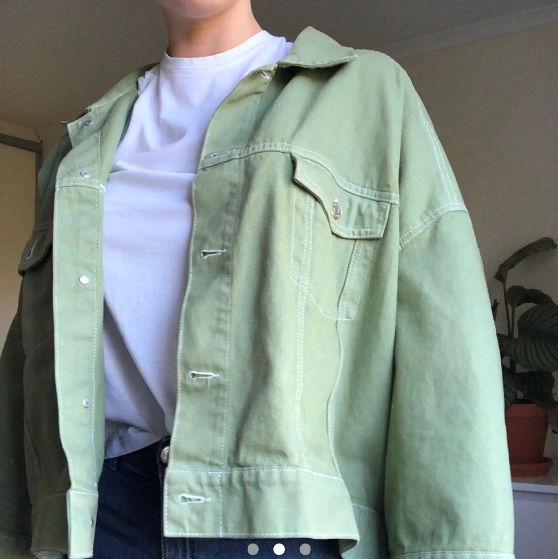 Weekday Grön Denimjacka 💚🌴 - 90