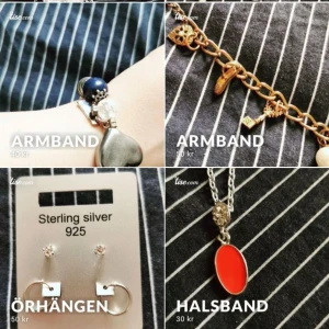 Smycken - Pris står under varje bild
