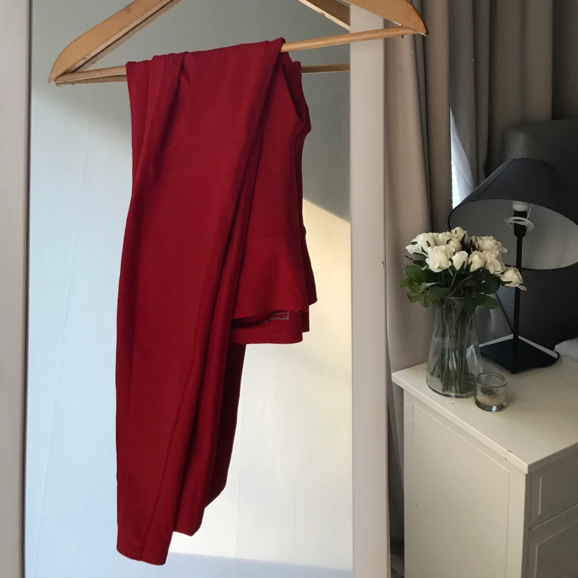 Röda träningstights