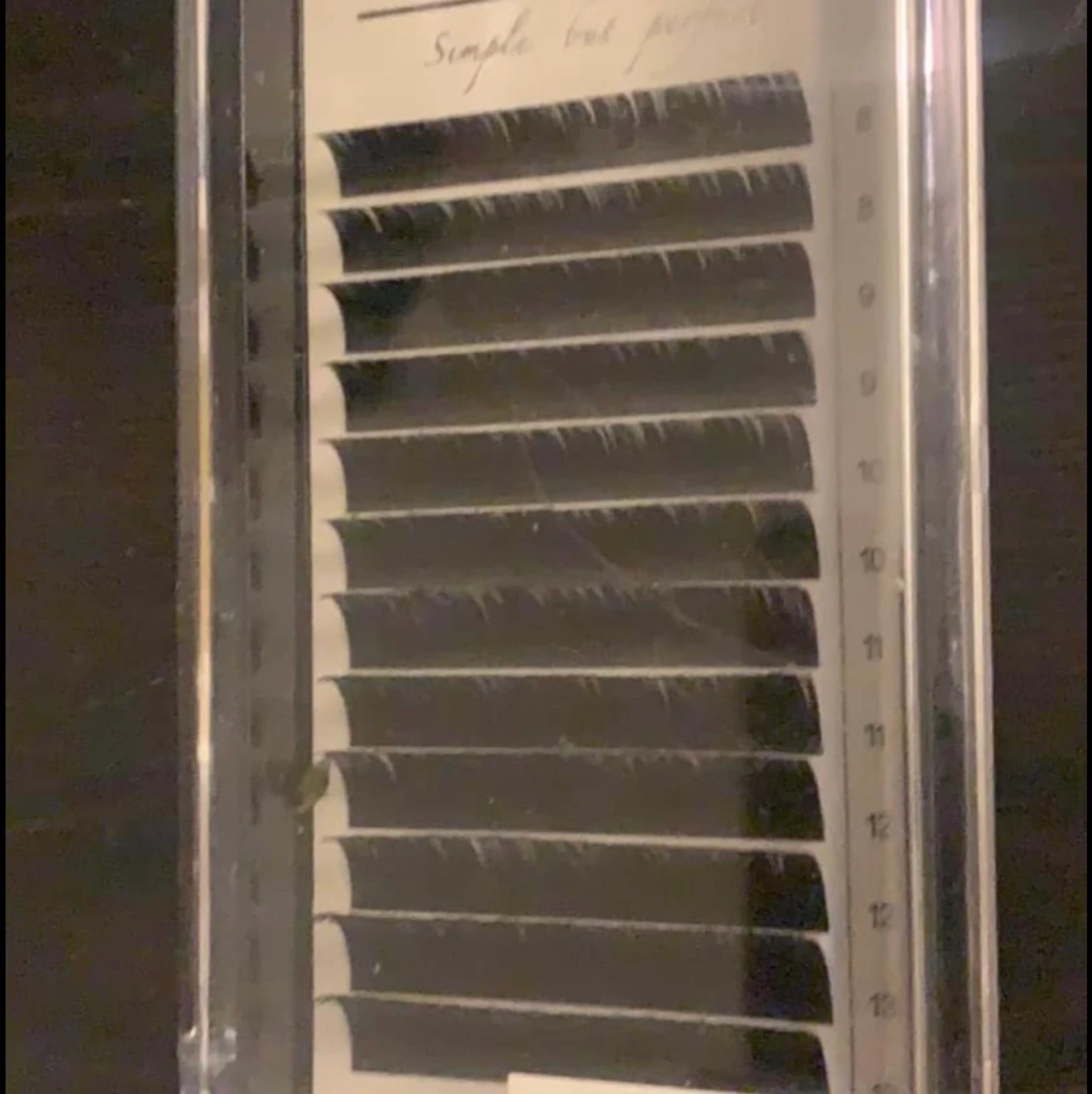 Fransar till fransförlängning 