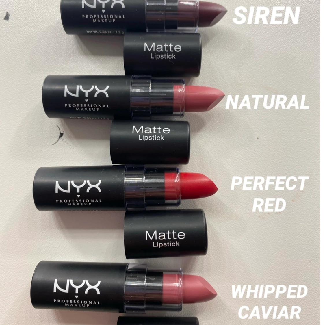 OANVÄNT Nyx - Matte Lipstick i olika färger