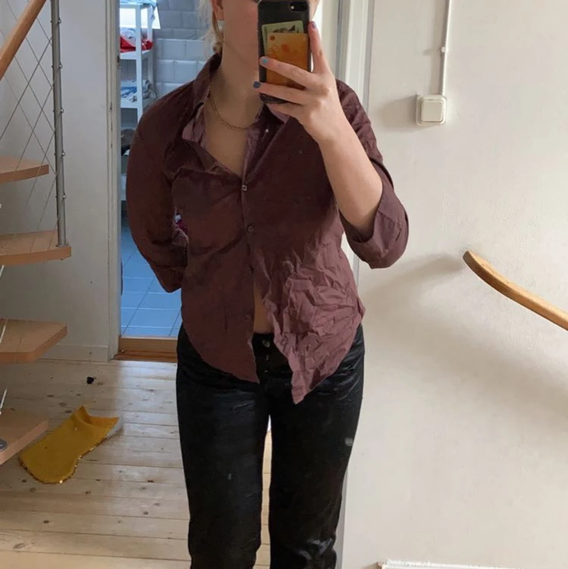 Brun vintage skjorta - 91