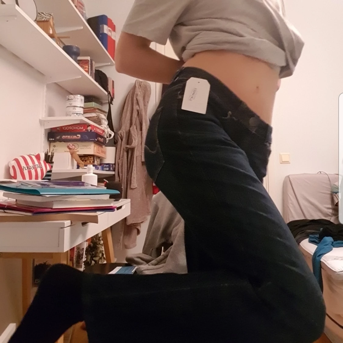 Lågmidjade jeans - 90