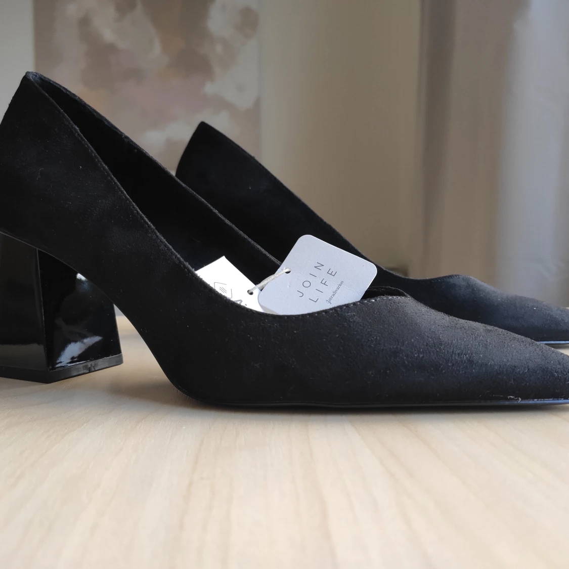 Geometric heels black 38 - 90