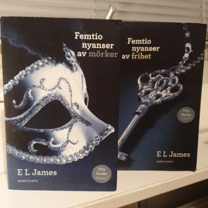 Femtio Nyanser  - Säljer andra och tredje boken av trilogin "Femtio Nyanser" 100 kr för båda!