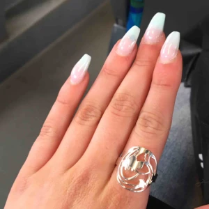  - Justerbar silvrig Ring köpt på åhlens 