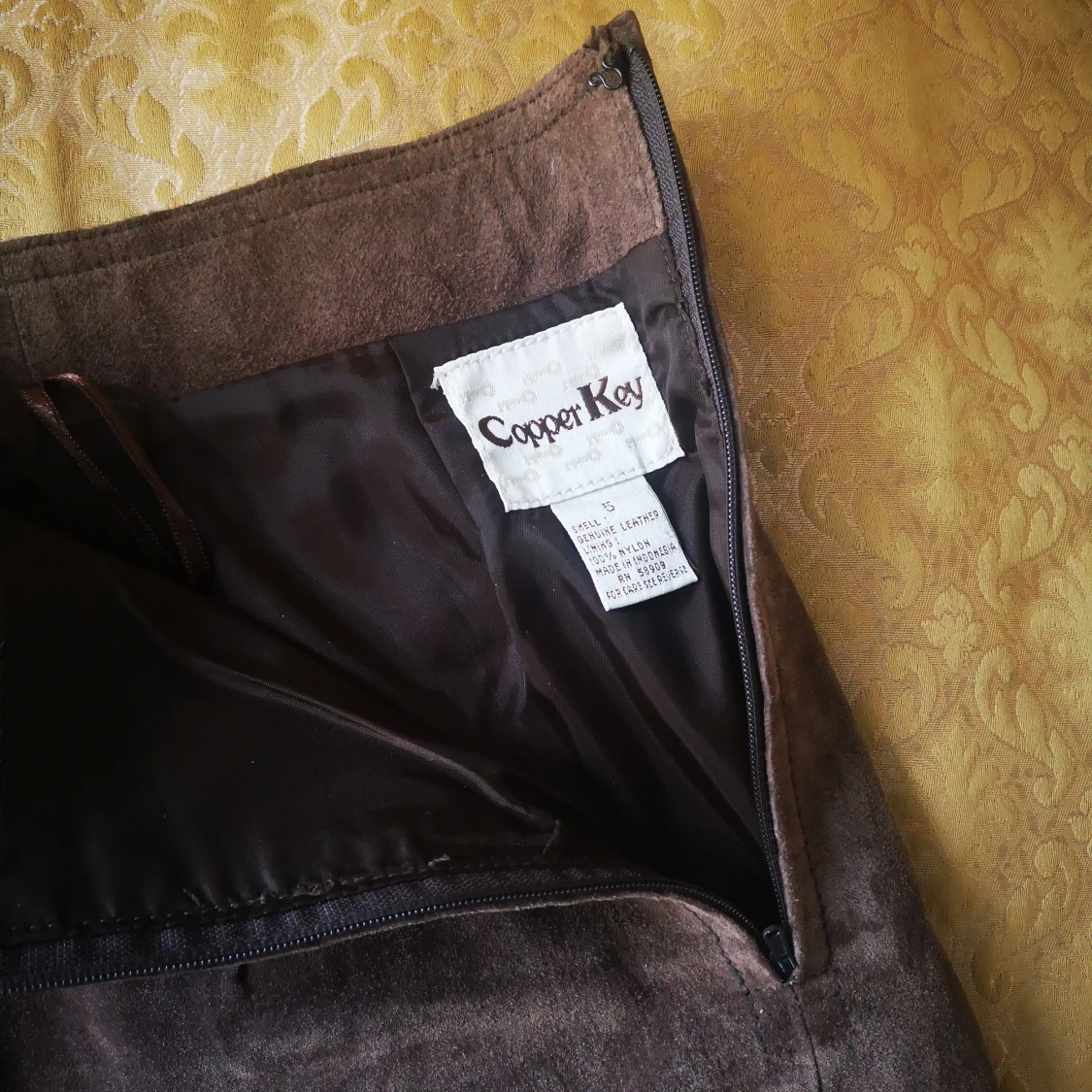 Lång mocka-kjol - 91