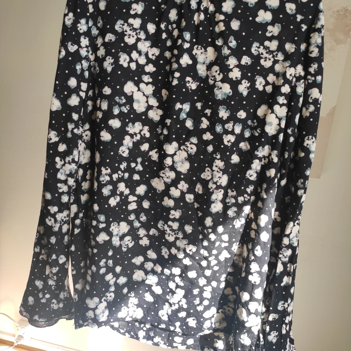 Blouse Black flowers 38