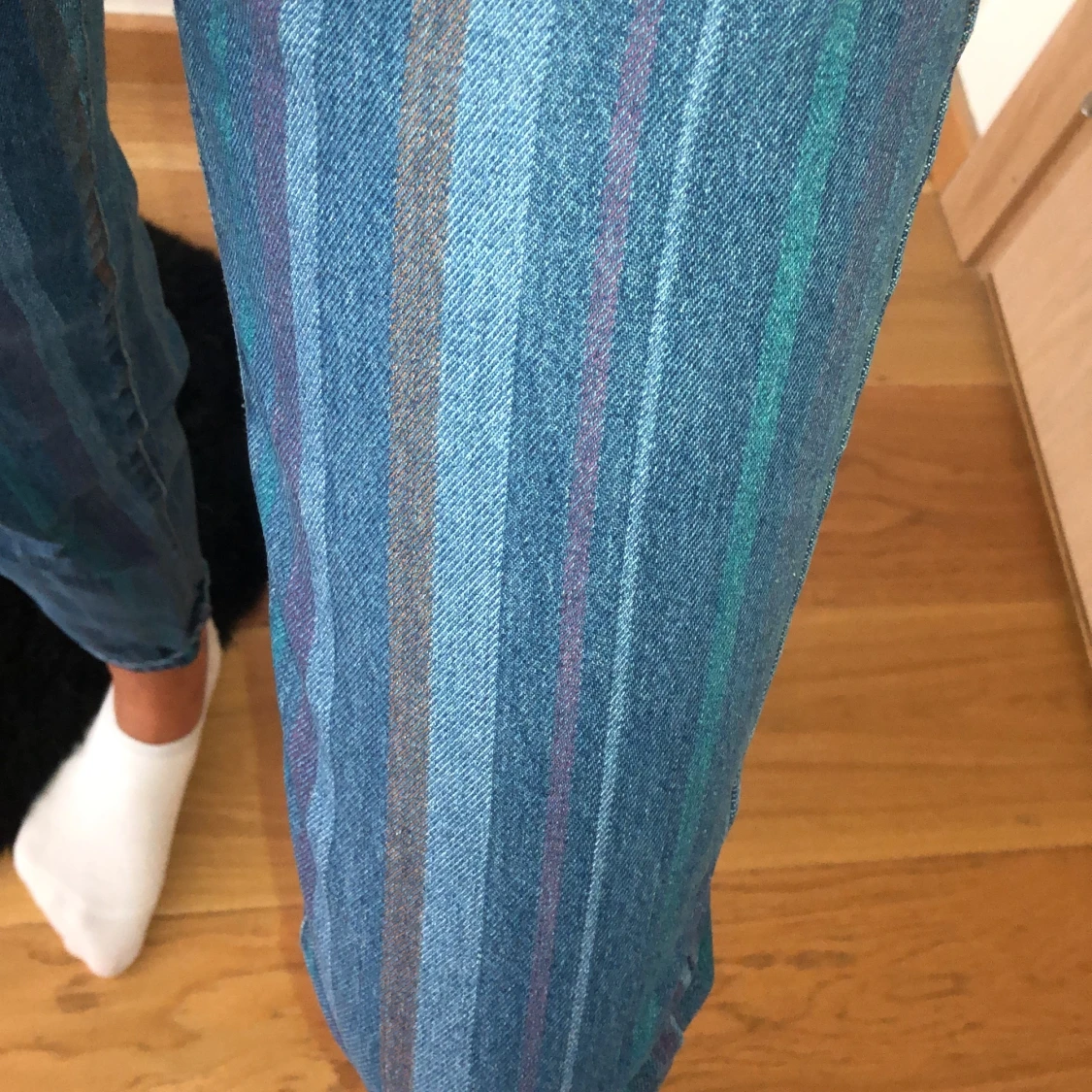 Jeans med ränder - 90