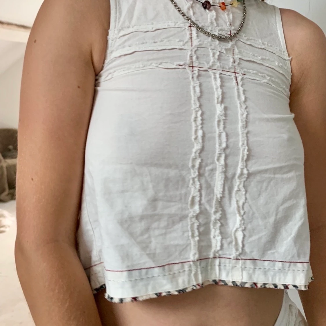 Retro Burberry topp med öppen rygg - 91