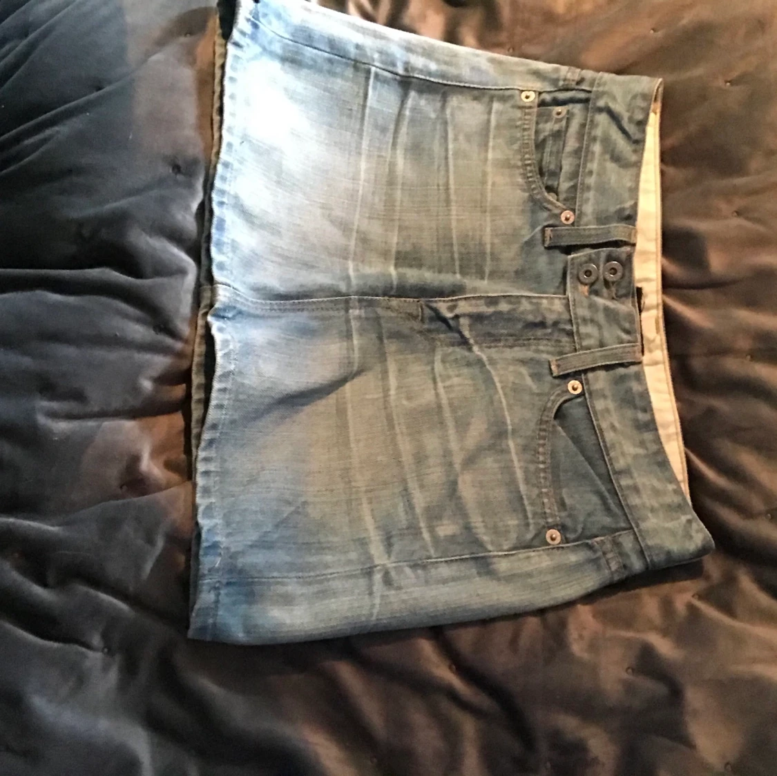 Vintage jeanskjol - 90