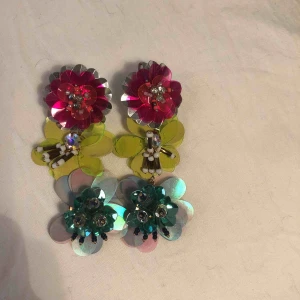  - Färgglada örhängen inköpa från Zara.  Köparen står för frakten.