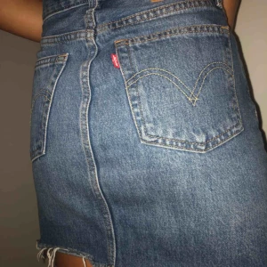  - Helt oanvänd kjol från Levis, säljer pga för liten för mig(min vän på bilderna). Passar XS och S, samt en M med smalare midja. Skriv för mera bilder😊 Kostar 600 ordinarie.