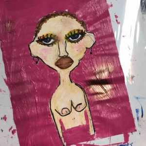  - Akryl och oljekritor