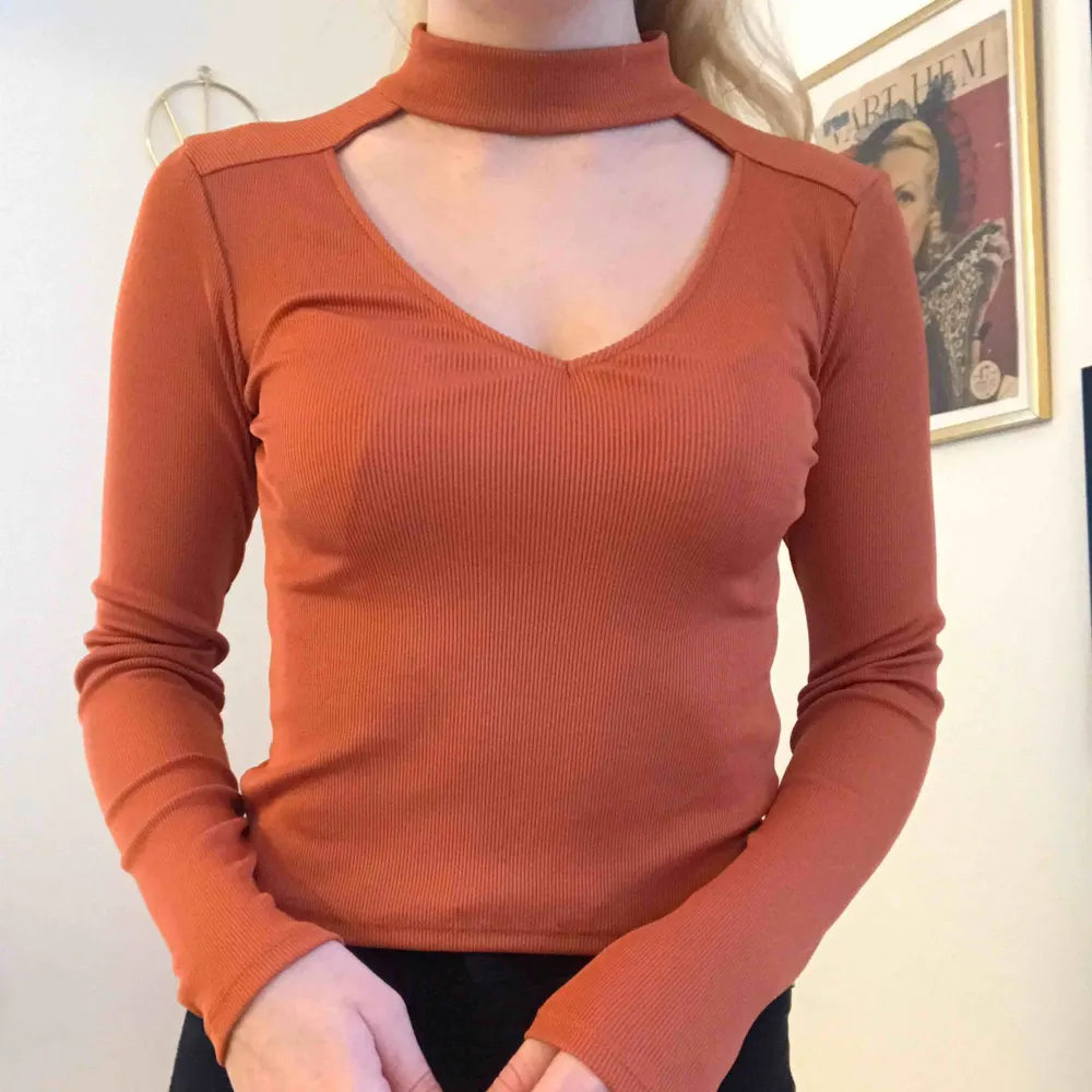 Fin rostfärgad tröja från Zara. Har aldrig använt den, så det är dags att den kommer till en ny ägare.. Toppar.