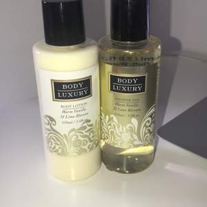 En body lotion och en shower gel i lukt warm vanilla som är oanvänd en kostar 50 styk 