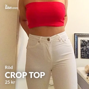 Röd crop top  - Röd crop top❣️