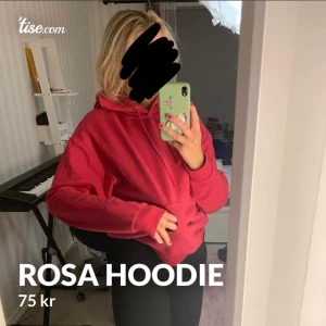 Stay hoodie - Säljer en superfin rosa hoodie från carlings/stay Stl L men passar M, fint skick 