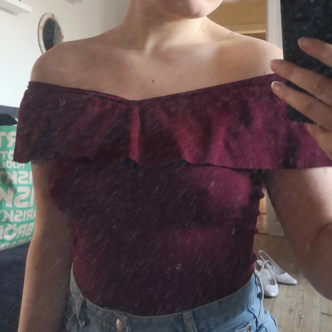 Superfin vinröd topp!  - 90