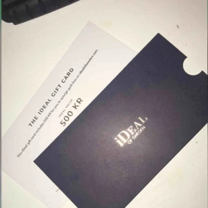 Presentkort ideal of sweden  - Presentkort hos ideal of sweden värde 500kr Presentkortet är giltigt fram tills 2021-01-31.  Pris kan eventuellt diskuteras vid snabb affär