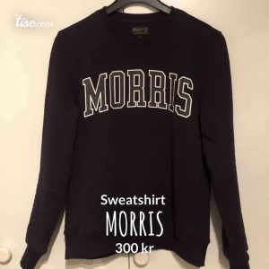  - Äkta herr marinblå Sweatshirt från Morris i stl s, aldrig använd så är i jättebra skick, nypris ca 900kr