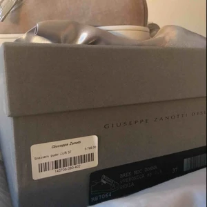 Giuseppe Zanotti sneakers - Hej,  säljer mina sneakers, aldrig använda. Kommer med kartong och dustbag.  Skorna är puder i storlek 37.  Hör gärna av dig vid frågor   😁