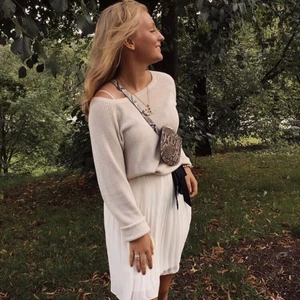 stickad tröja - beige stickad tröja från Åhlens! 