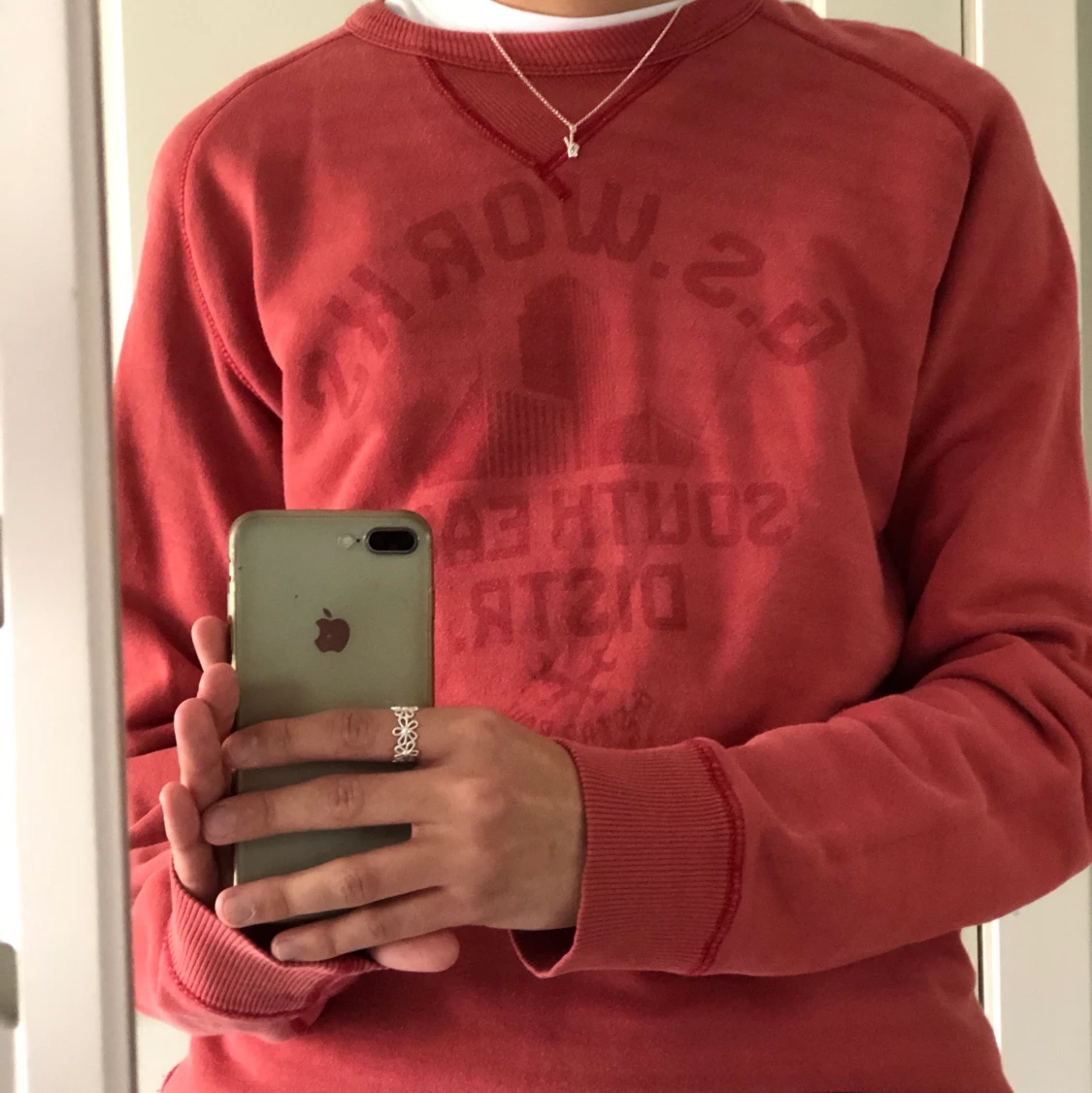 Röd G-star tröja - 90