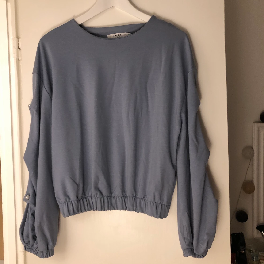 Blå sweatshirt 