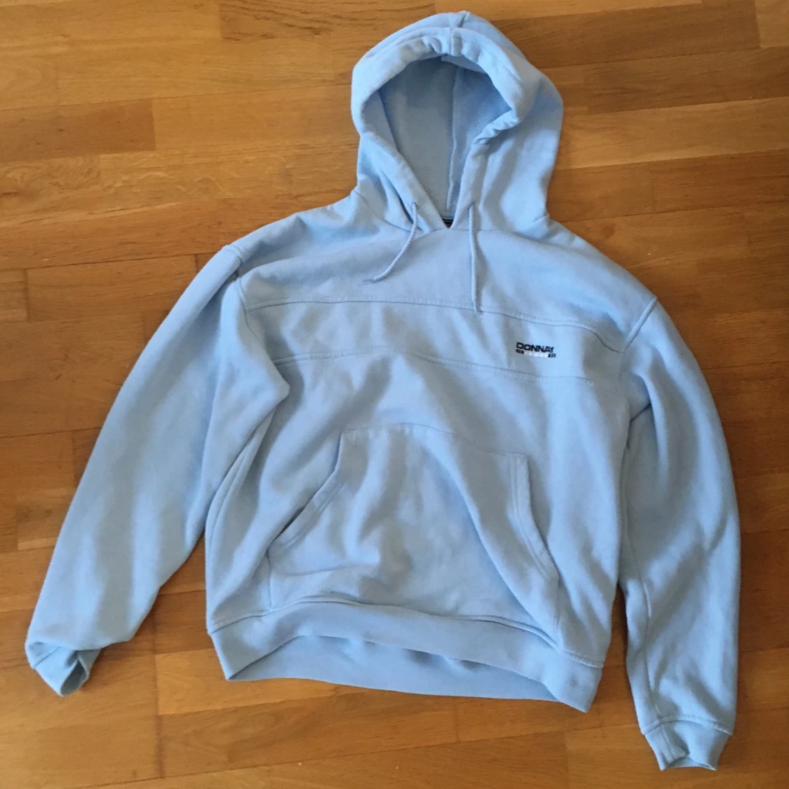Ljusblå Donnay hoodie  - 90