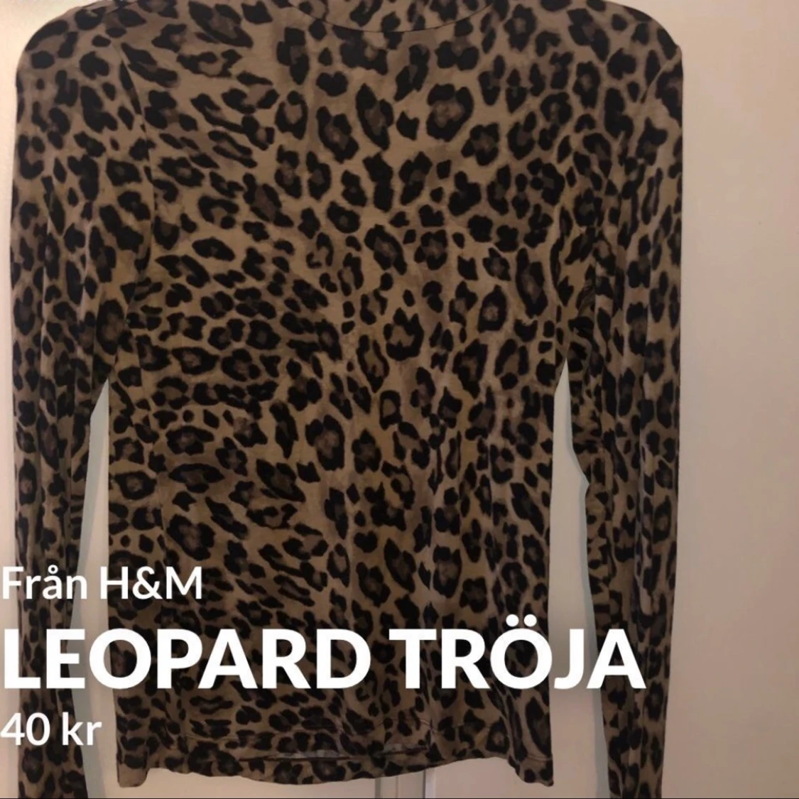Leopard mönstrad tröja 