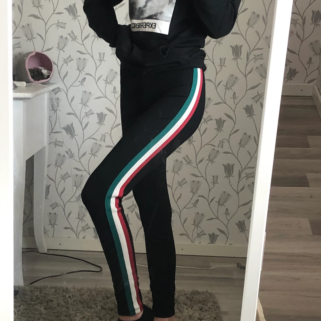 Leggings med rand - 90