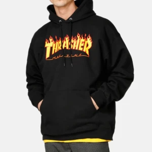 Thrasher hoodie - INTRESSEKOLL på min skitsnygga thrasher hoodie i st 36 killstorlek från junkyard. Passar allt från xs-m beroende på vilken passform man vill ha. Buda från 300 i kommentarerna🥰
